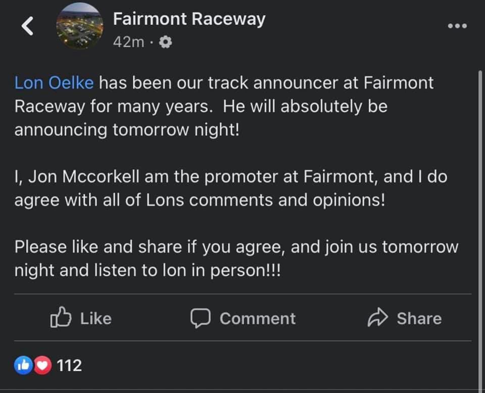 Fairmont Speedway